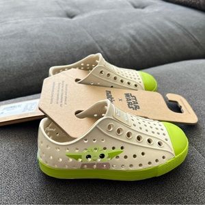 Grogu shoes for kids by Native x Disney